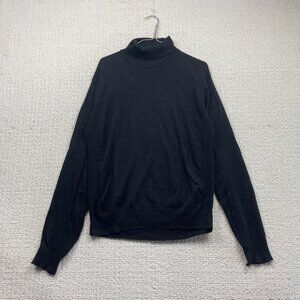 Orvieto Turtle Neck Long sleeve Shirt Men M Black Dark Academia College Preppy